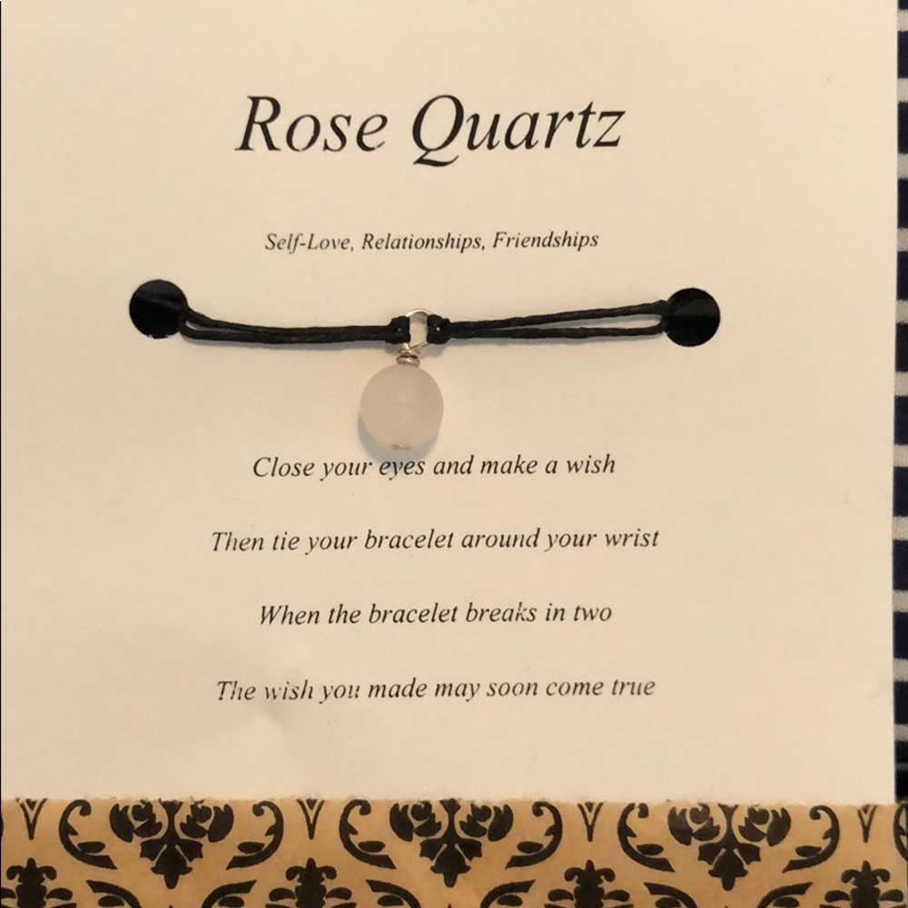 Rose Quartz Handmade bracelet